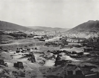 Zacatecas, Meksyk (zdjęcie czarno-białe)