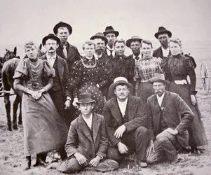 Amerykańscy pionierzy, około 1850