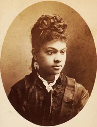 Carte de visite młodej Afroamerykanki, ok. 1870 r.
