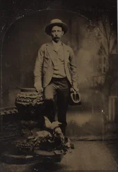 Dr J. A. Marshall, lekarz i chirurg, Williamsburg, Indiana, ok. 1865 (zdjęcie)