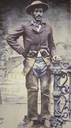Isom Dart, c.1870 (zdjęcie czarno-białe)