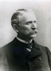 James B. Hume, szef detektywów Wells Fargo (zdjęcie czarno-białe)