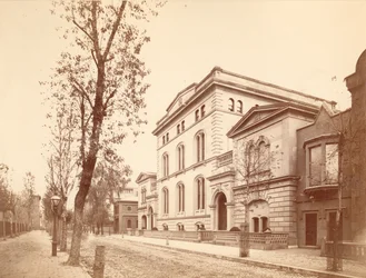 Rezydencja Josepha Harrisona, 227 South 18th, East Rittenhouse Square, 1866 (druk albumowy)