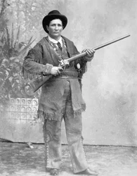 Martha Jane Cannary (Calamity Jane) (1852-1903) (zdjęcie czarno-białe)