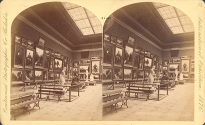 Memorial Hall, dział amerykański, Międzynarodowa Wystawa Stulecia z 1876 roku, Filadelfia