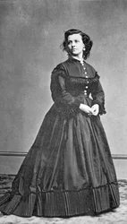 Pauline Cushman (zdjęcie czarno-białe)