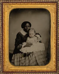 Portret kobiety z dzieckiem, ok. 1860 (zdjęcie)