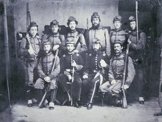 Charleston Zouave Kadeci Armii Konfederatów