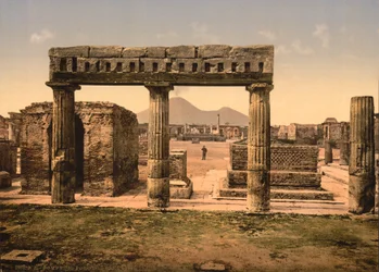 Forum, Pompeje, ok. 1890-1900 (odbitka fotomechaniczna)