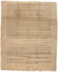 Deklaracja praw i apel rządu dla stanu New Hampshire, 1779