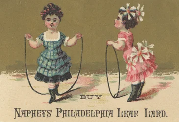 Reklama dla Napheys Philadelphia Leaf Lard, ok.1880