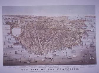 Widok z lotu ptaka, San Francisco, Kalifornia, USA