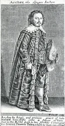 Archee, błazen królów, portret Archibalda Armstronga, autorstwa Thomasa Cecilla, 1639-1640