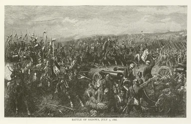 Bitwa pod Sadową, 3 lipca 1866