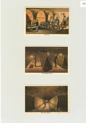 Skarbiec butelkowania i szampana, Karty handlowe do winnicy, ok. 1876 (kolor lito)