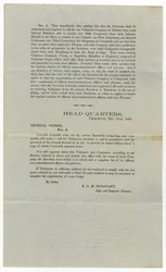 Nabór ochotników na podstawie Rozkazu Generalnego nr 4, 27 grudnia 1860 r.