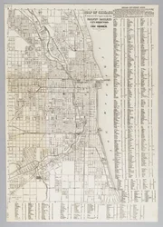 Mapa miasta Chicago