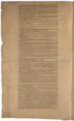 Konstytucja, pierwszy druk, wydrukowana przez Dunlap & Claypoole, 17-19 września 1787 (patrz także GLC 695933, GLC 695935 i GLC 695936)
