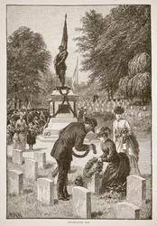 Dzień dekoracji, z pubu książki. 1896