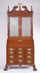 Biurko i regał, Boston, 1765-75 (mahoń i biała sosna)