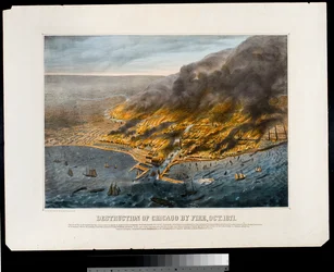 Zniszczenie Chicago przez ogień, październik 1871 r.