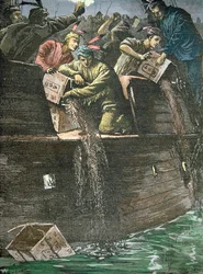Zniszczenie ładunków herbaty, znane jako Boston Tea Party