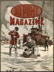 DuPont Dynamite, przednia okładka magazynu DuPont, styczeń 1920