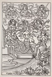 Wróżka Meluzyna, z książki The World Guide to Gnomes, Fairies, Elves and Other Little People Thomasa Keightleya (1789-1872), opublikowanej w 1880 roku