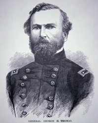 Generał George H. Thomas (1816-70) (grawerowanie)