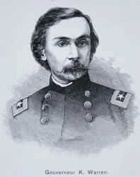 General Gouverneur Kemble Warren (1830-82) (grawerowanie)