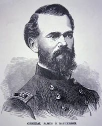 Generał James Birdseye McPherson (1828-64) (grawerowanie)