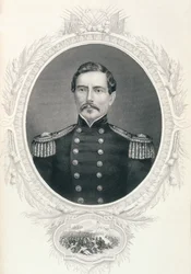 Generał Pierre Gustave Toutant Beauregard, z „Historii Stanów Zjednoczonych”, tom. II, Charles Mackay