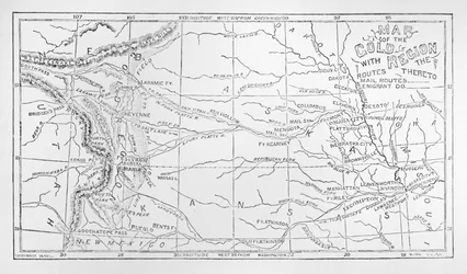 Mapa Złotego Regionu, opublikowana w The Weekly