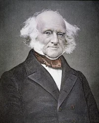 Martin van Buren (1782-1862) (kolorowy grawerunek)