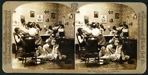 McCarthys Wake (część 3), 1899 (stereograf)