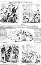 Old Abes Pierwsza noc w Białym Domu, ok. 1860