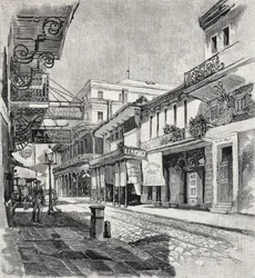 Hotel Old St. Louis, później The State House, Nowy Orlean, z „The Century Illustrated Monthly Magazine”, od maja do października 1883 r.