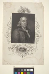 Portret Benjamina Franklina (atrament)