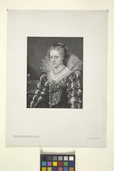 Portret Jacquelin De Cordes (atrament)