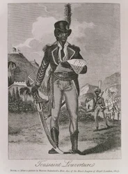 Portret Francois Dominique Toussaint-Louverture (ok. 1743-1803) (rycina)