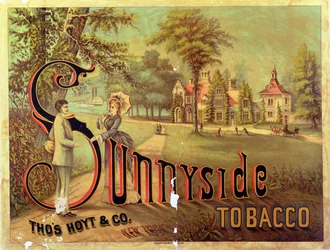Plakat reklamujący Sunnyside Tobacco