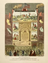Plakat upamiętniający „Emancypację w Maryland, 1 listopada
