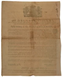Proklamacja w imieniu Francisa Bernarda, gubernatora Massachusetts Bay: ogłoszenie dnia postu podczas wojny francusko-indyjskiej, 8 kwietnia 1761