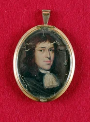 Samuel Parris, c.1685 (olej na karcie)
