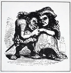 Skandynawskie elfy, ze Światowego przewodnika po gnomach, wróżkach, elfach i innych małych istotach Thomasa Keightleya (1789-1872), opublikowanego w 1880 roku