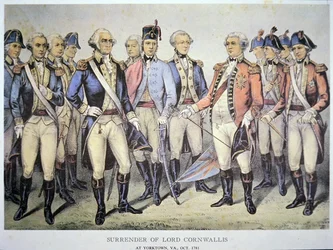 Kapitulacja Lorda Cornwallisa w Yorktown w stanie Wirginia