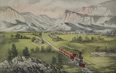 Wielki Zachód, wyd. 1870, Kurier i Ives