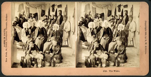 Wake, c.1890 (stereograf)