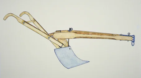 Pług lemieszowy stalowy (kolor litho)