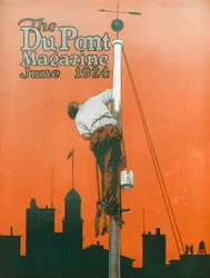 Nie ma uniwersalnej farby, przednia okładka magazynu DuPont, czerwiec 1924